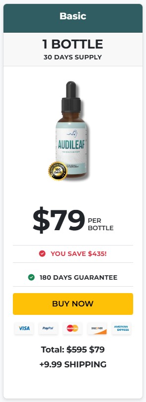 AudiLeaf 1-Bottle Price